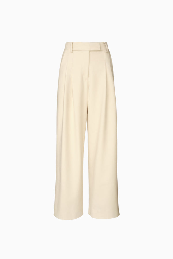 ON PARKS Province Pleated Pant - Creme
