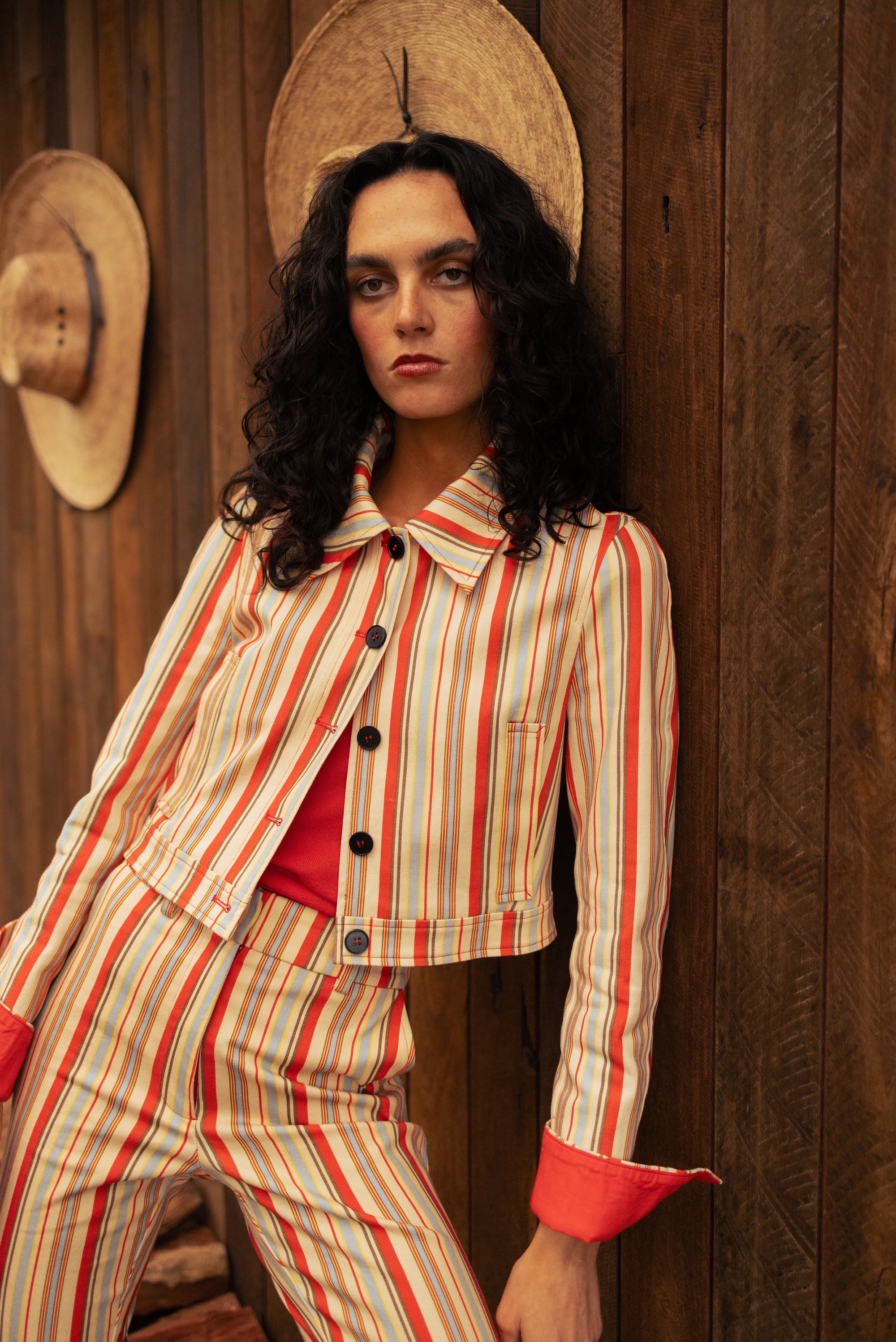 Raphy Jacket - Multi Stripe