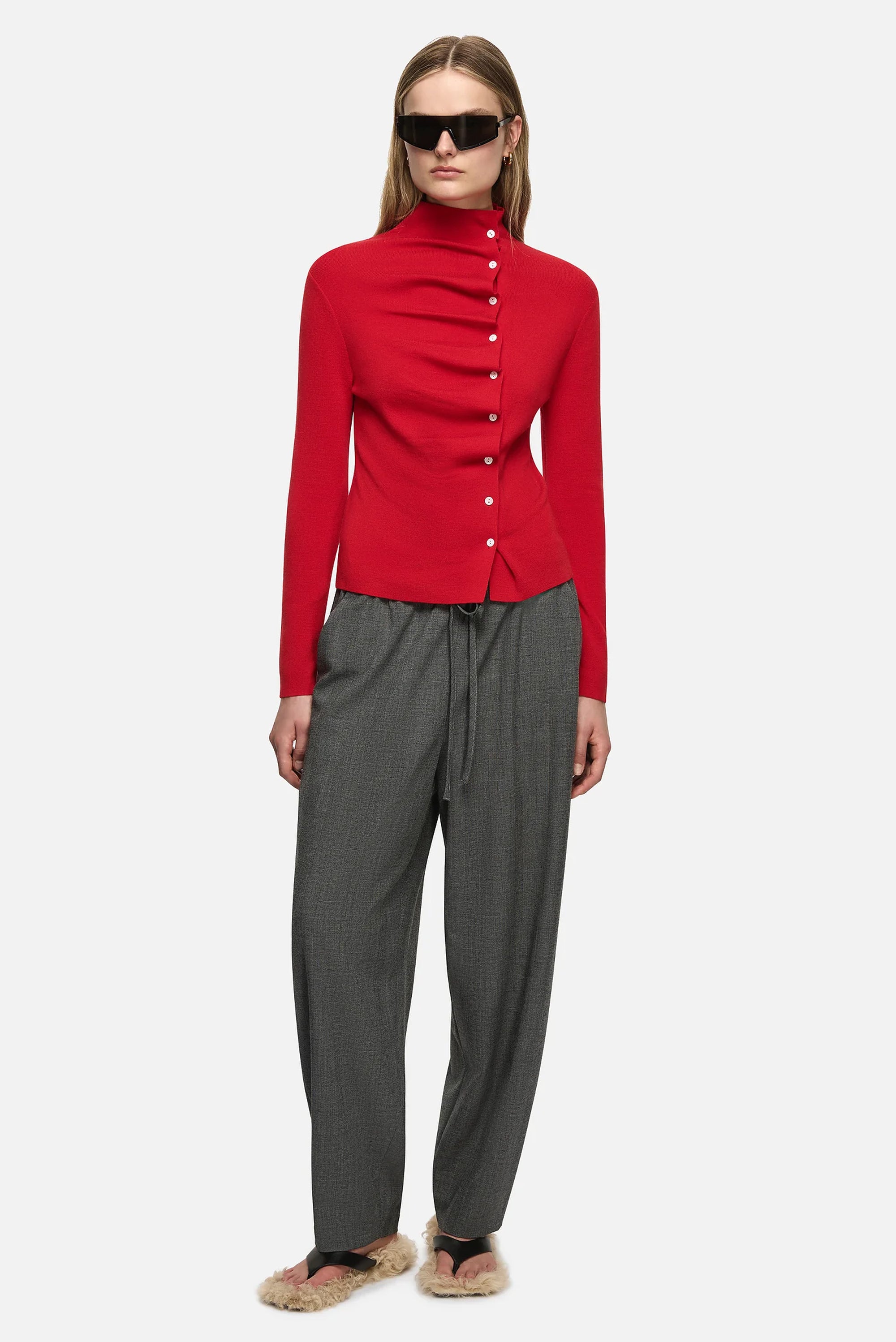 Ellidy Cardigan - Red