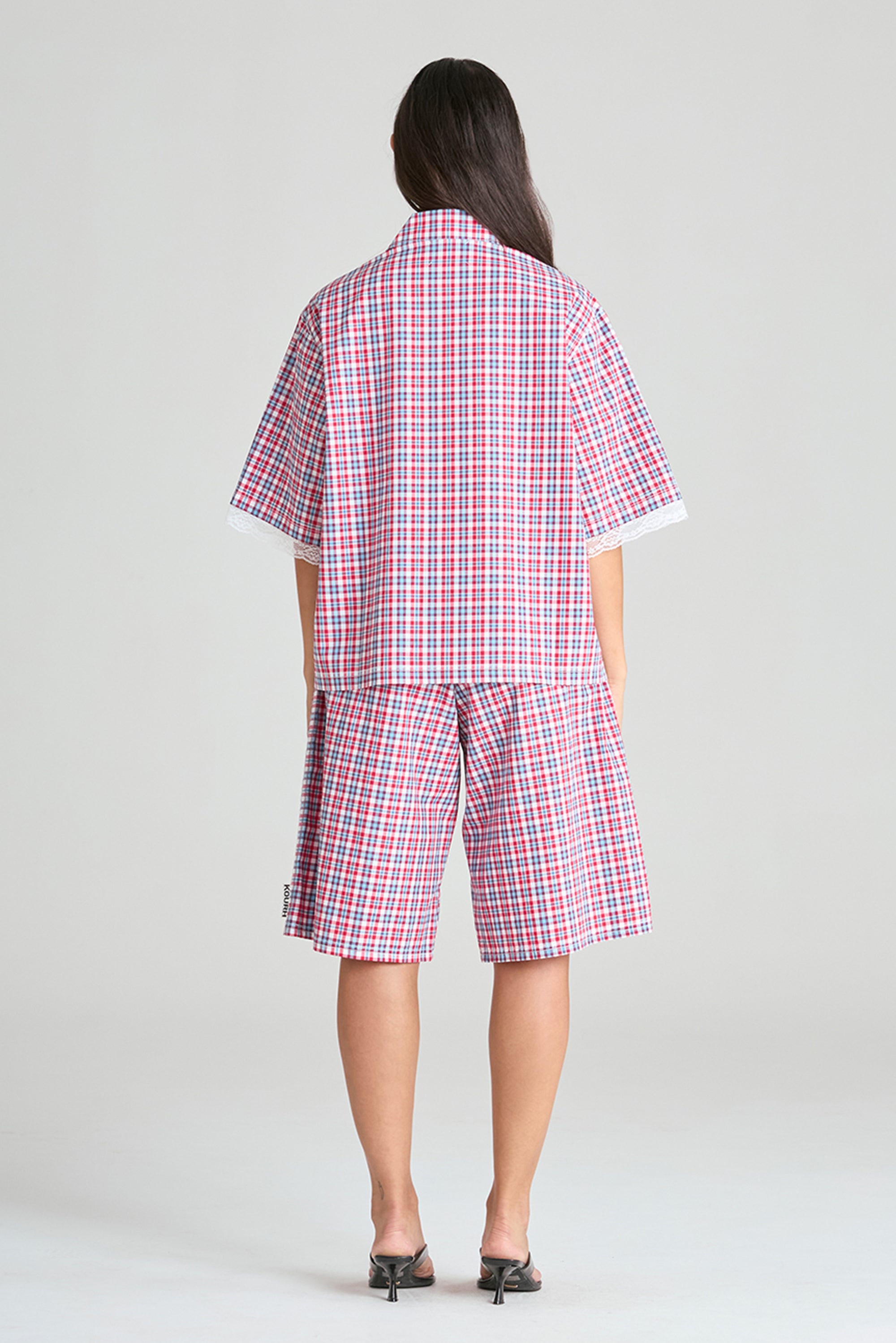 Studio Shorts - Red Check