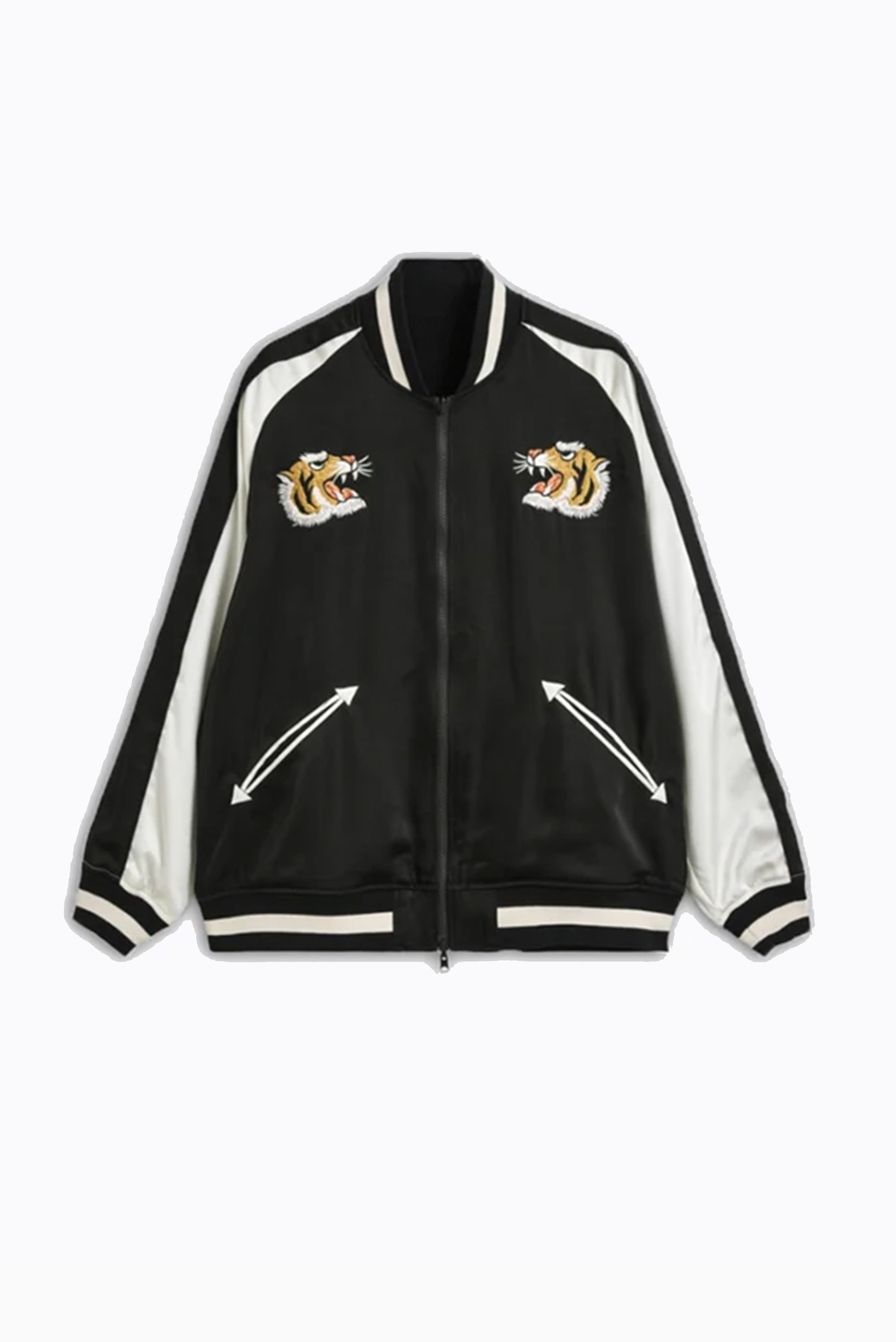 Non-Down Reversible "SKA" Jacket - Off White