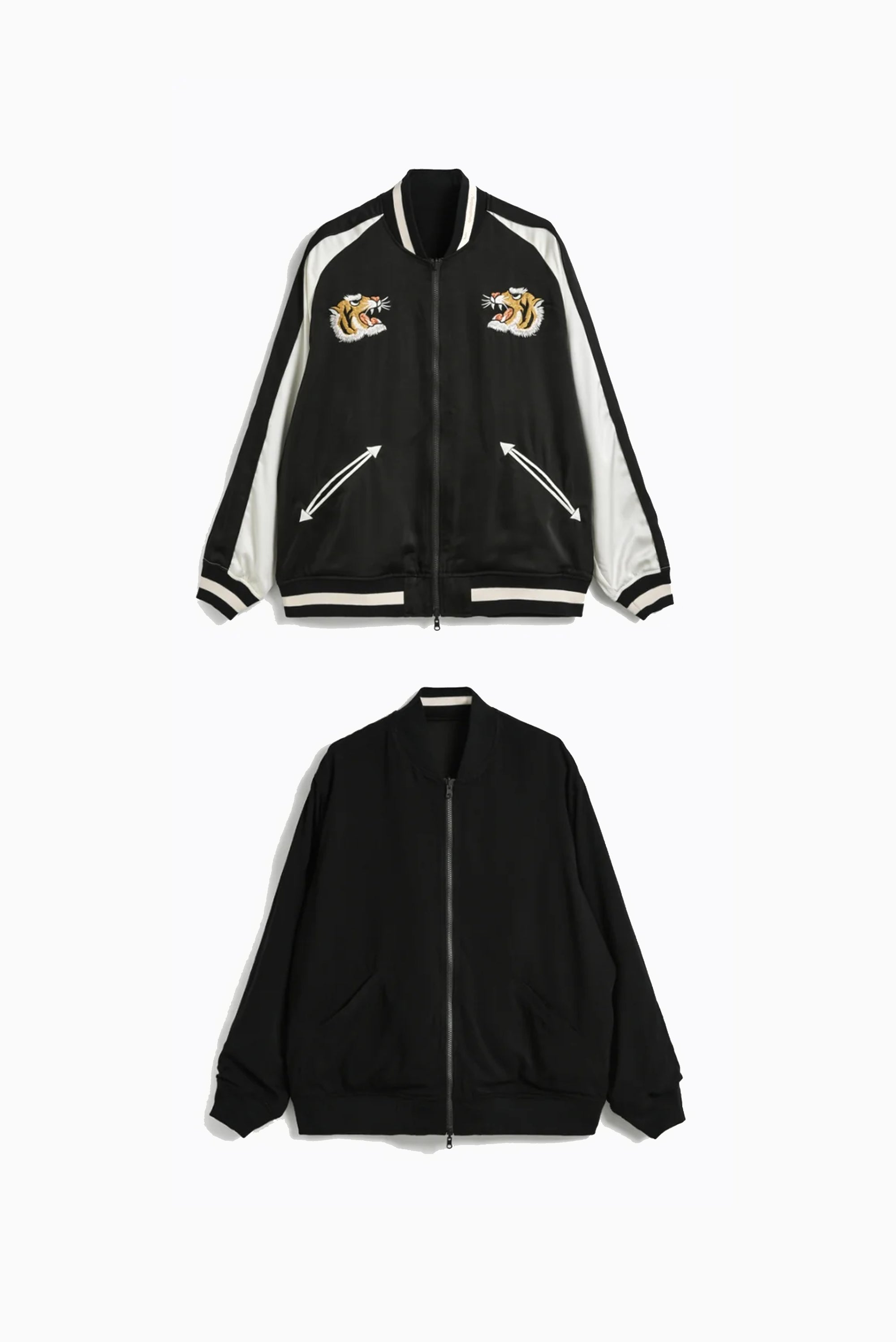 Non-Down Reversible "SKA" Jacket - Off White