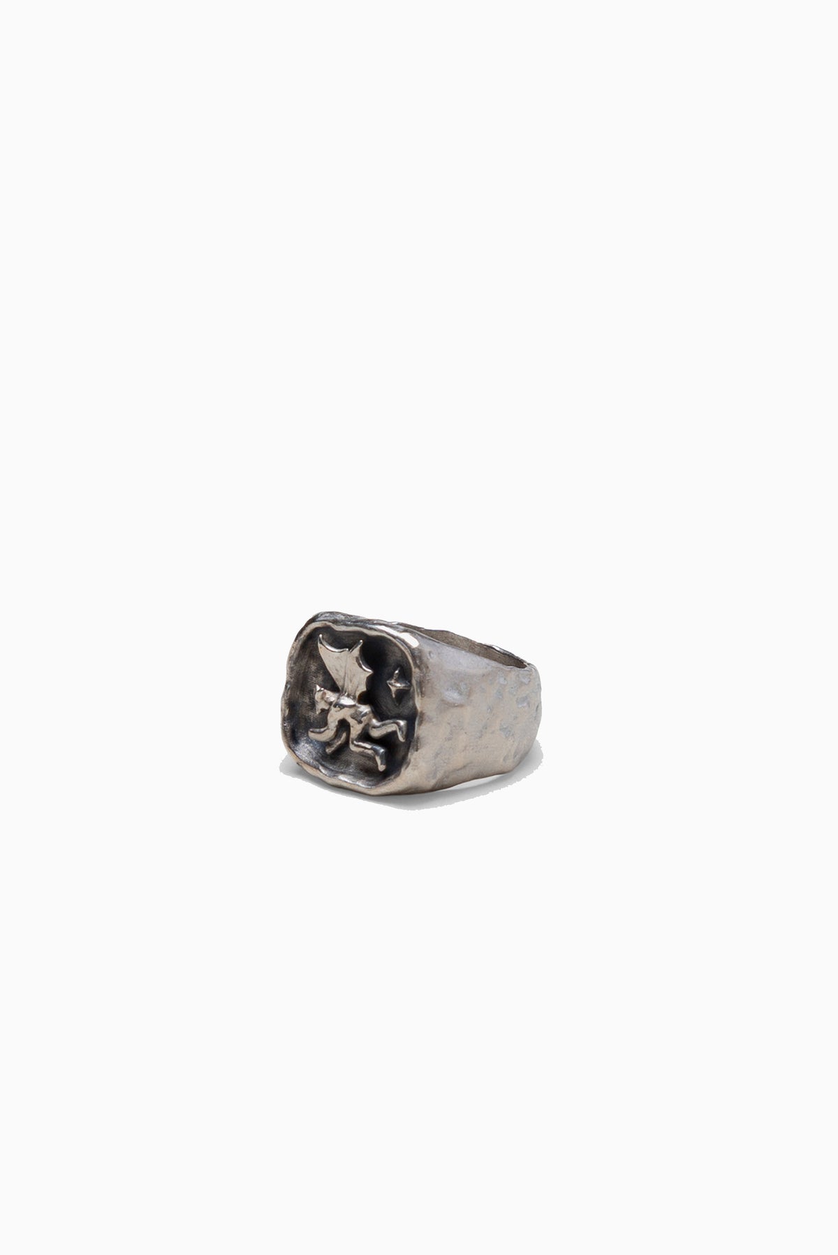 Lodge Ring - Oxidised Silver
