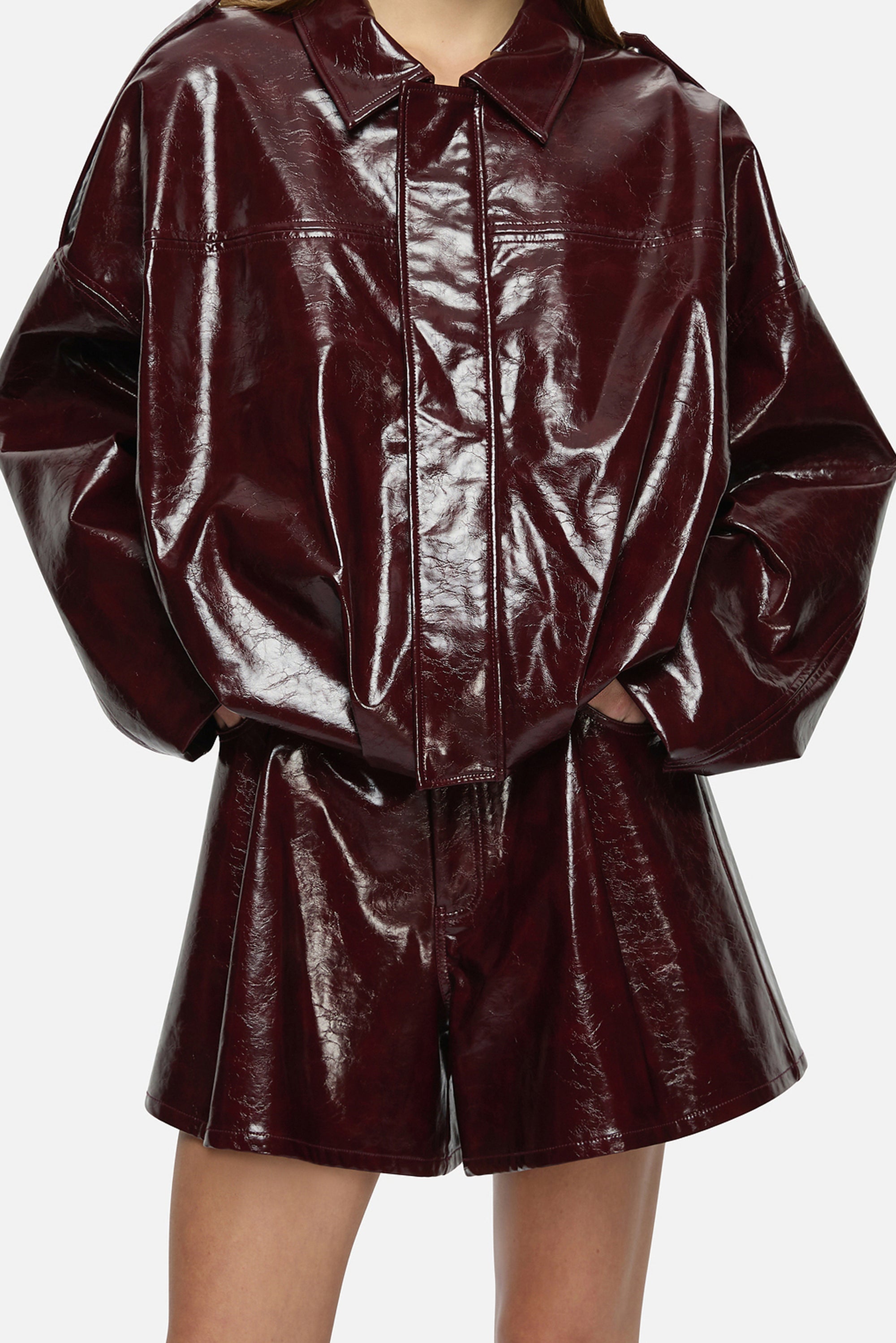 Rita Shorts - Burgundy