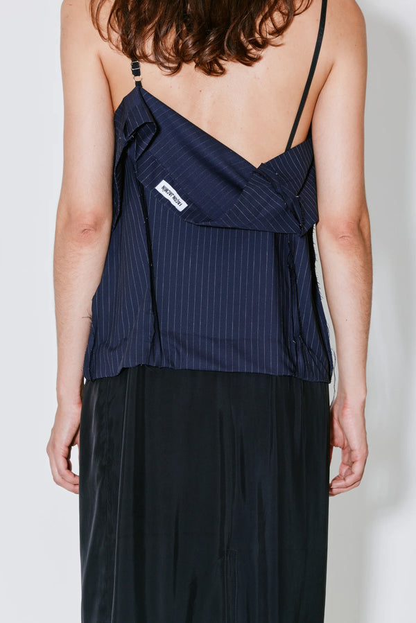 Royce Dress - Navy/White Stripes