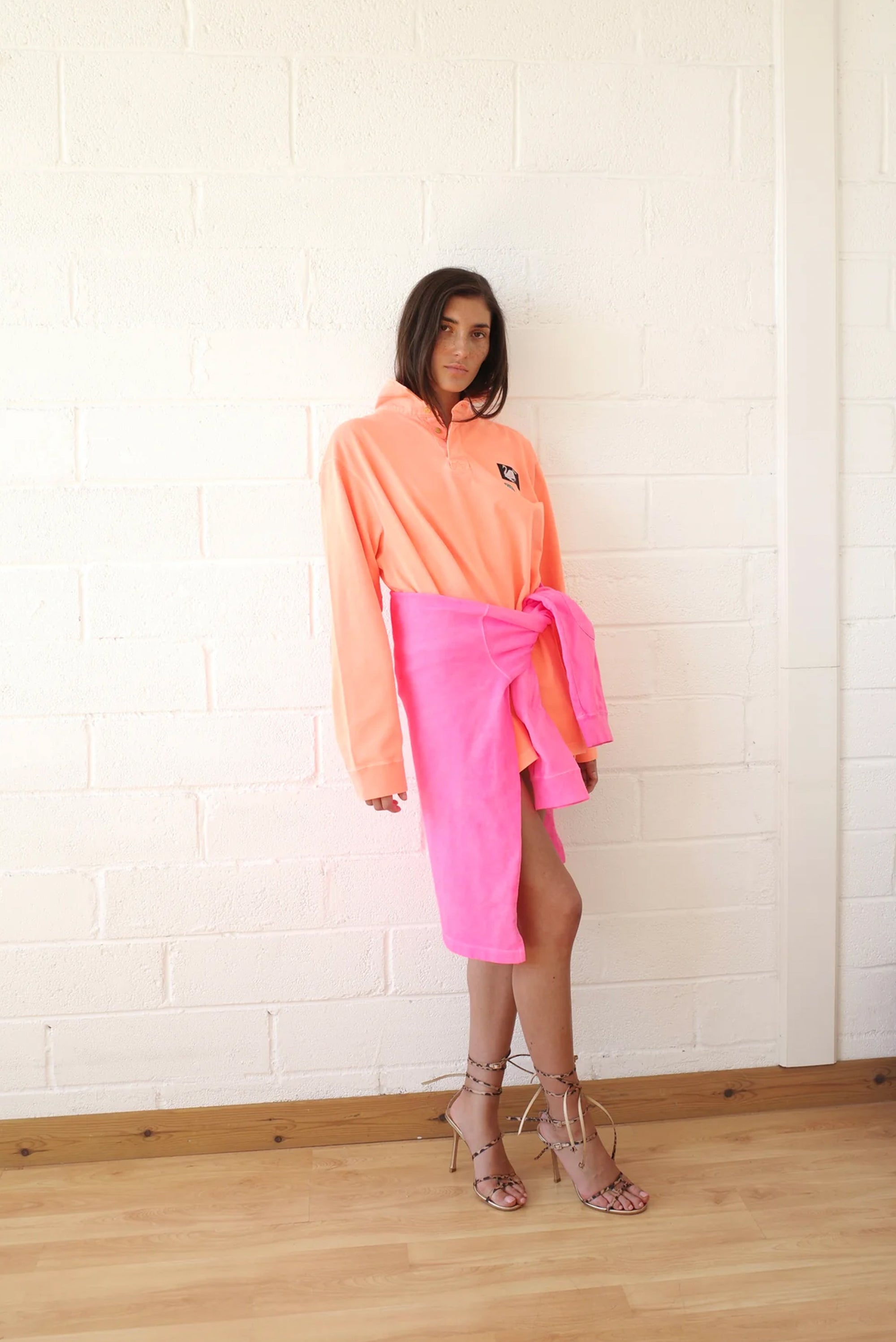 Rugby Top - Neon Orange