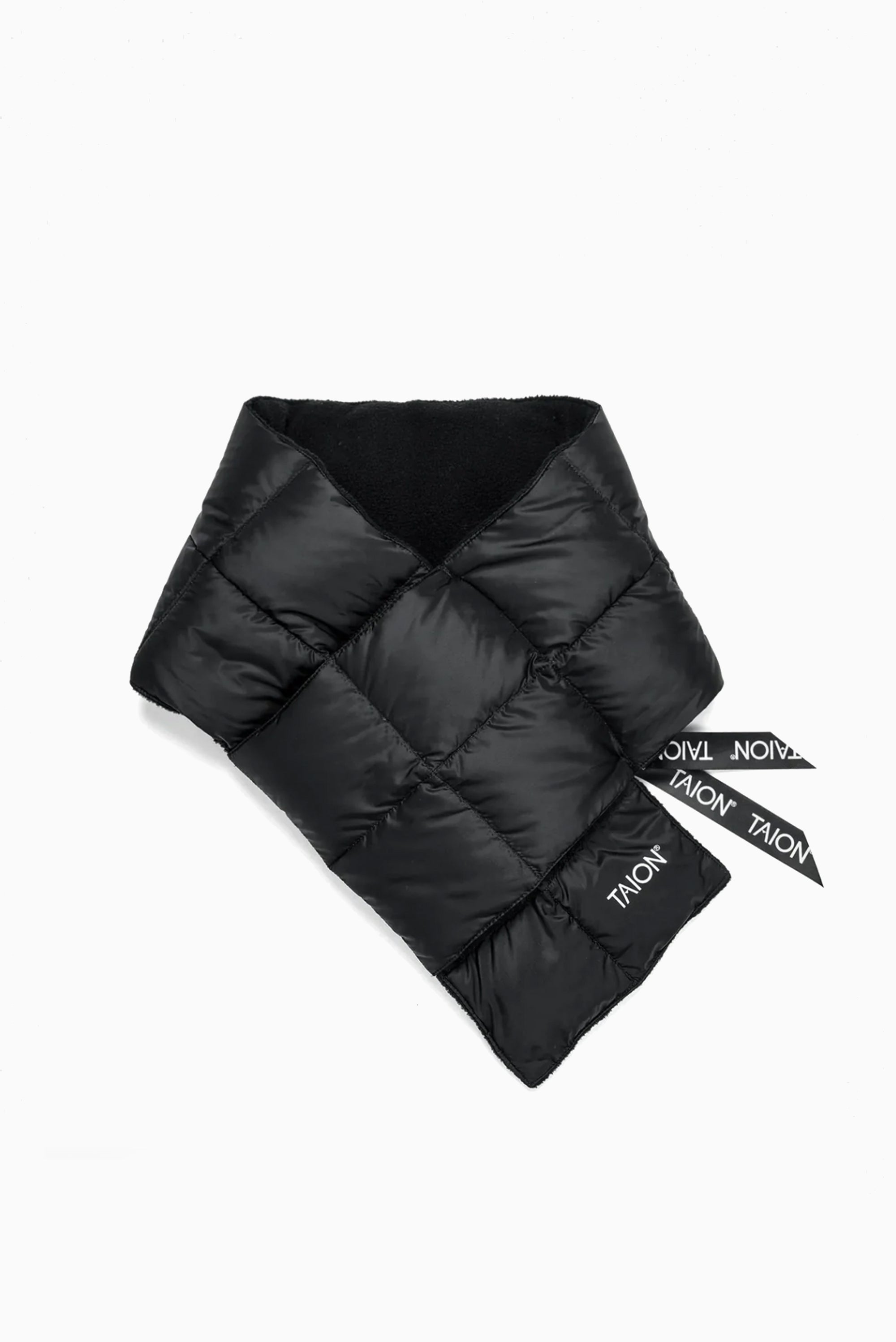 Basic Down Scarf - Black