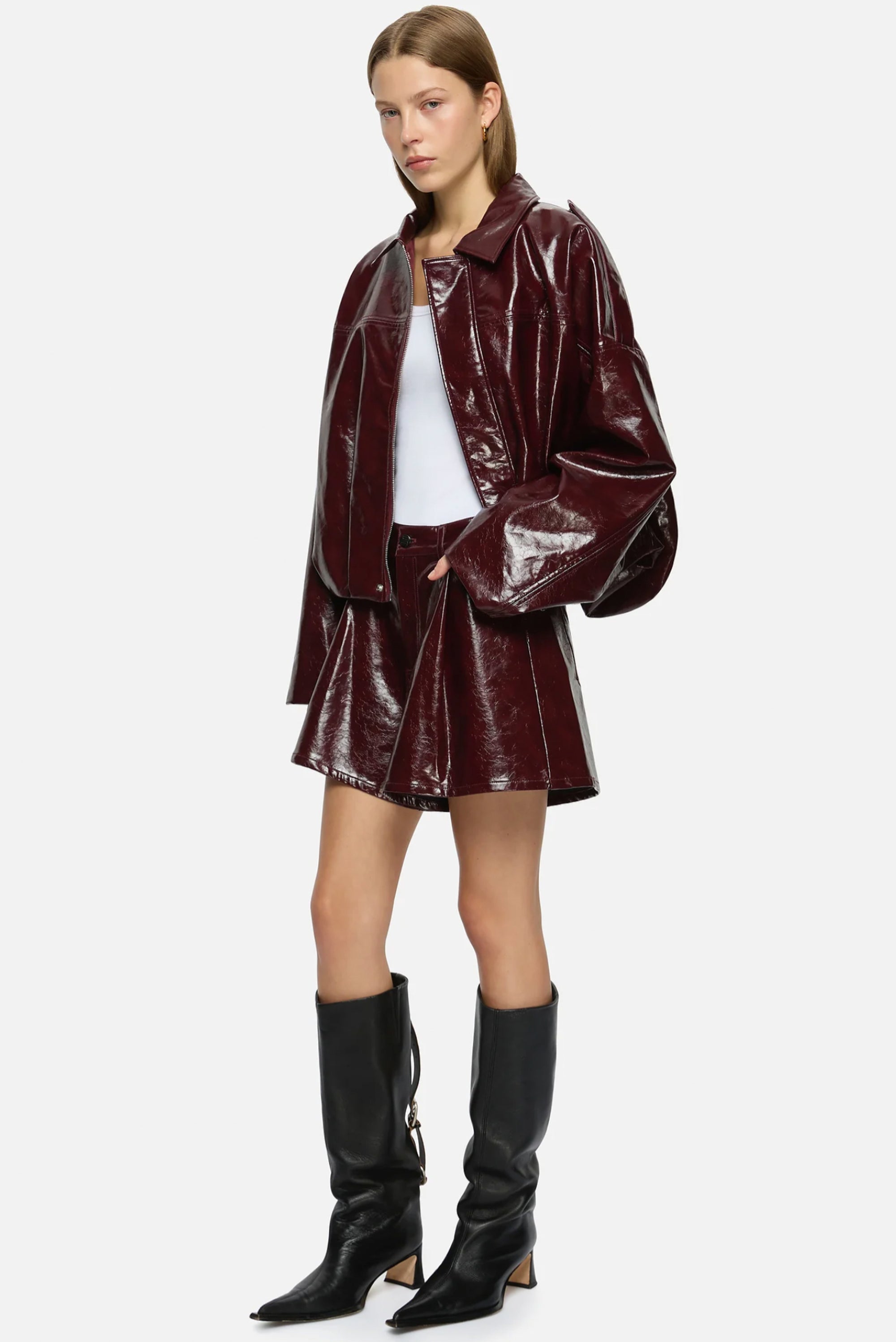 Rita Shorts - Burgundy
