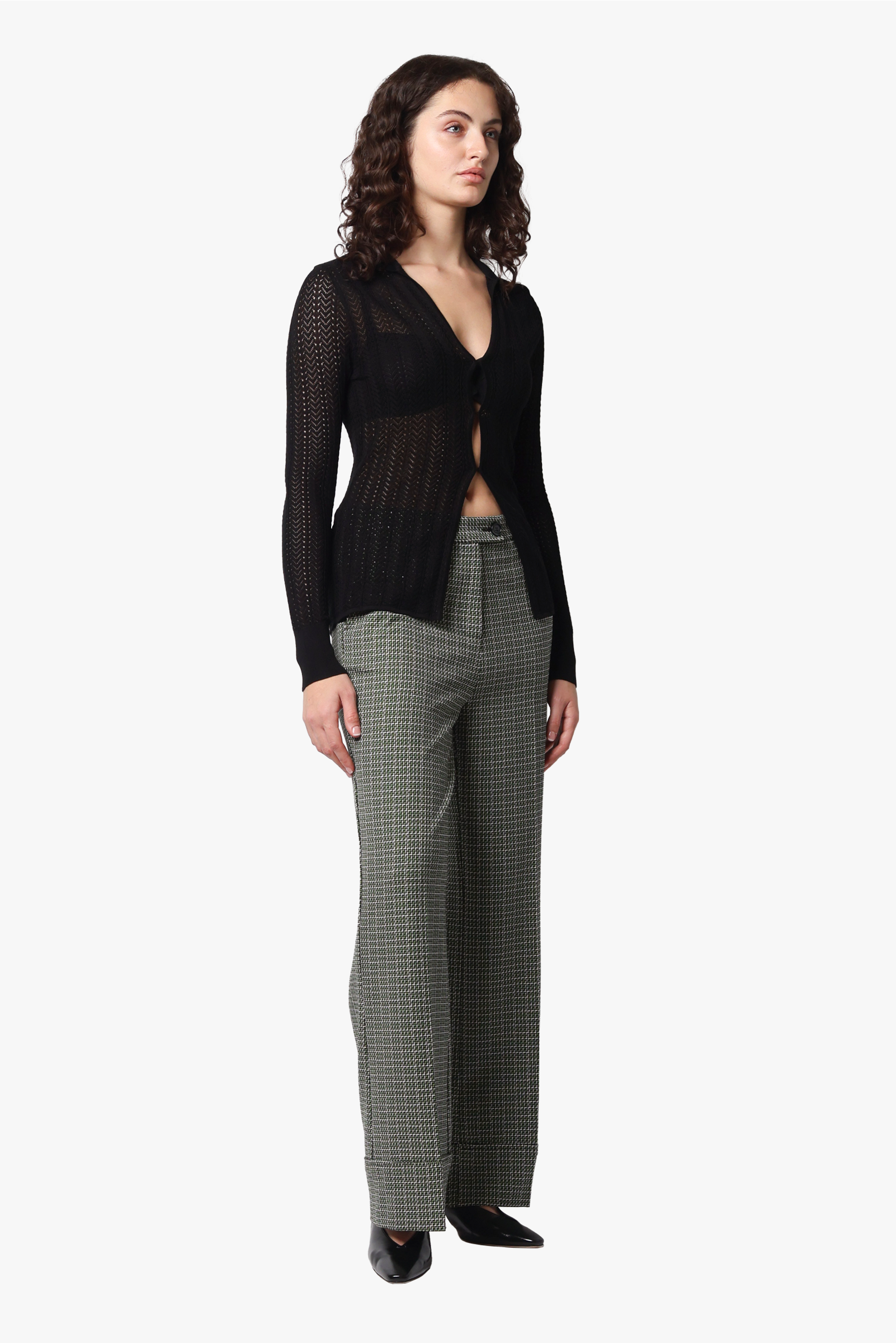 ON PARKS Astro Pant - Green Houndstooth