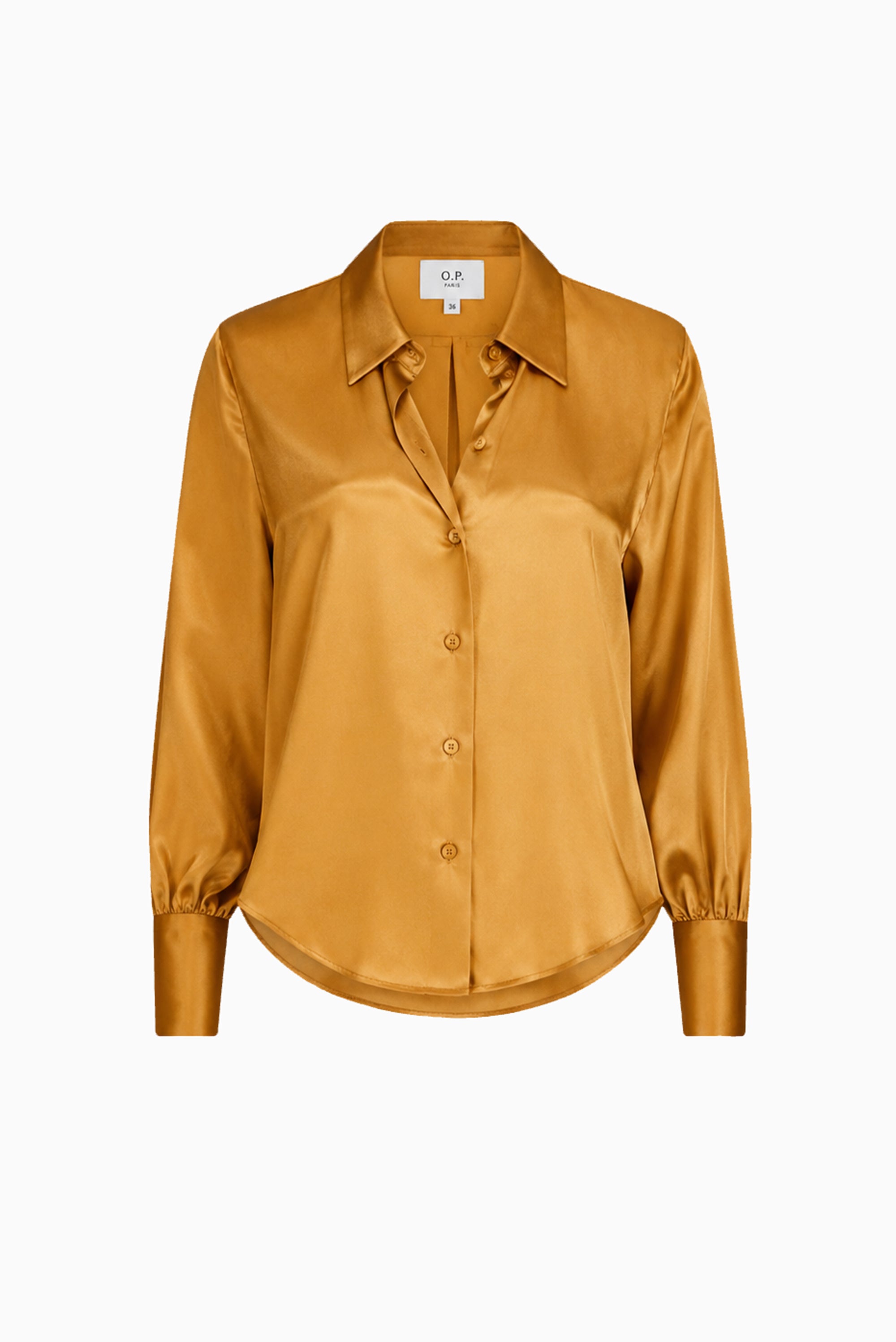 Silk Shirt - Gold