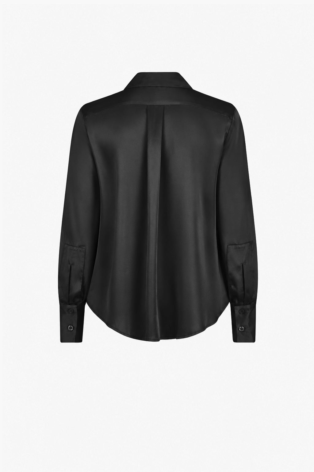 Silk Shirt - Lustrous Onyx
