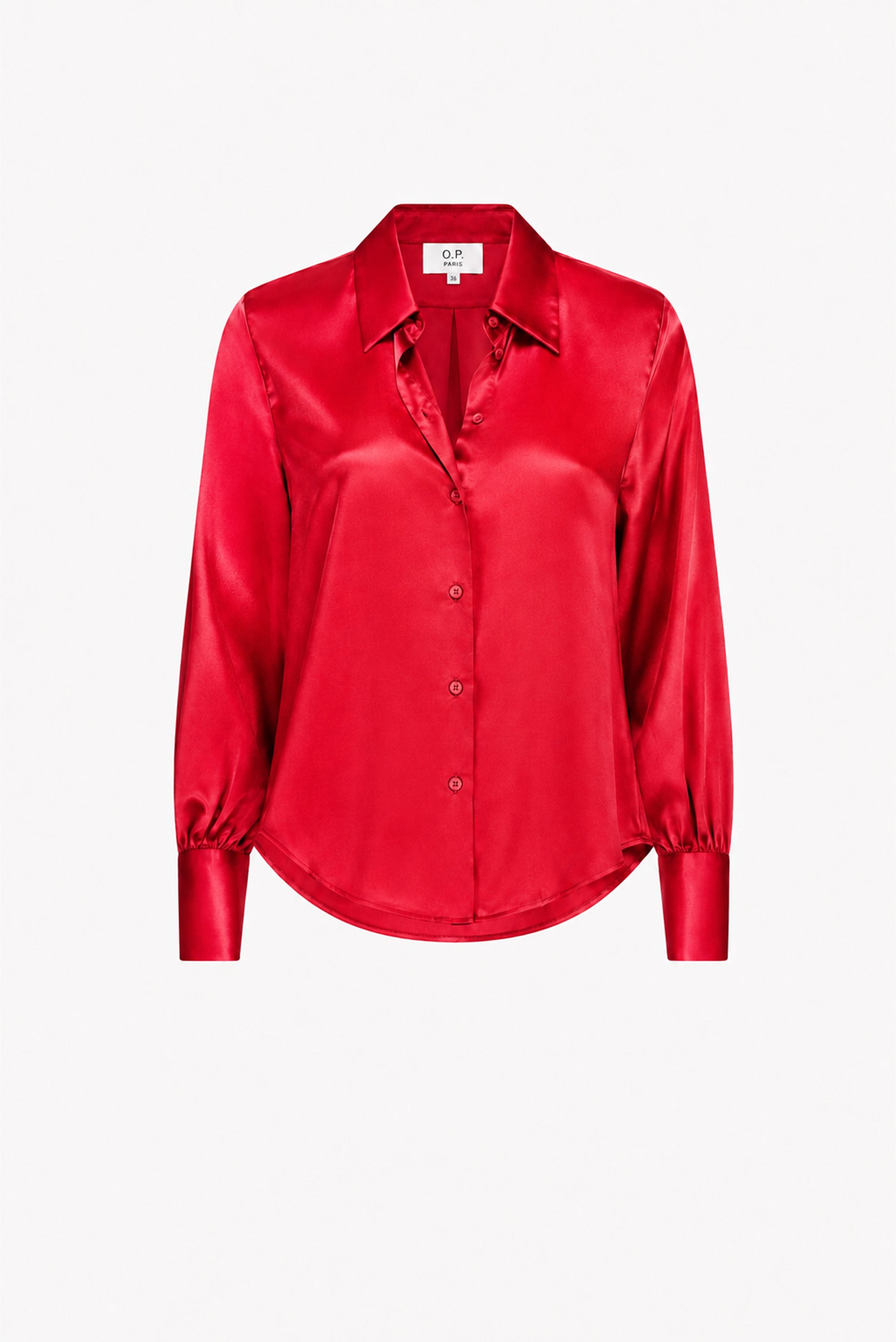 Silk Shirt - Raspberry