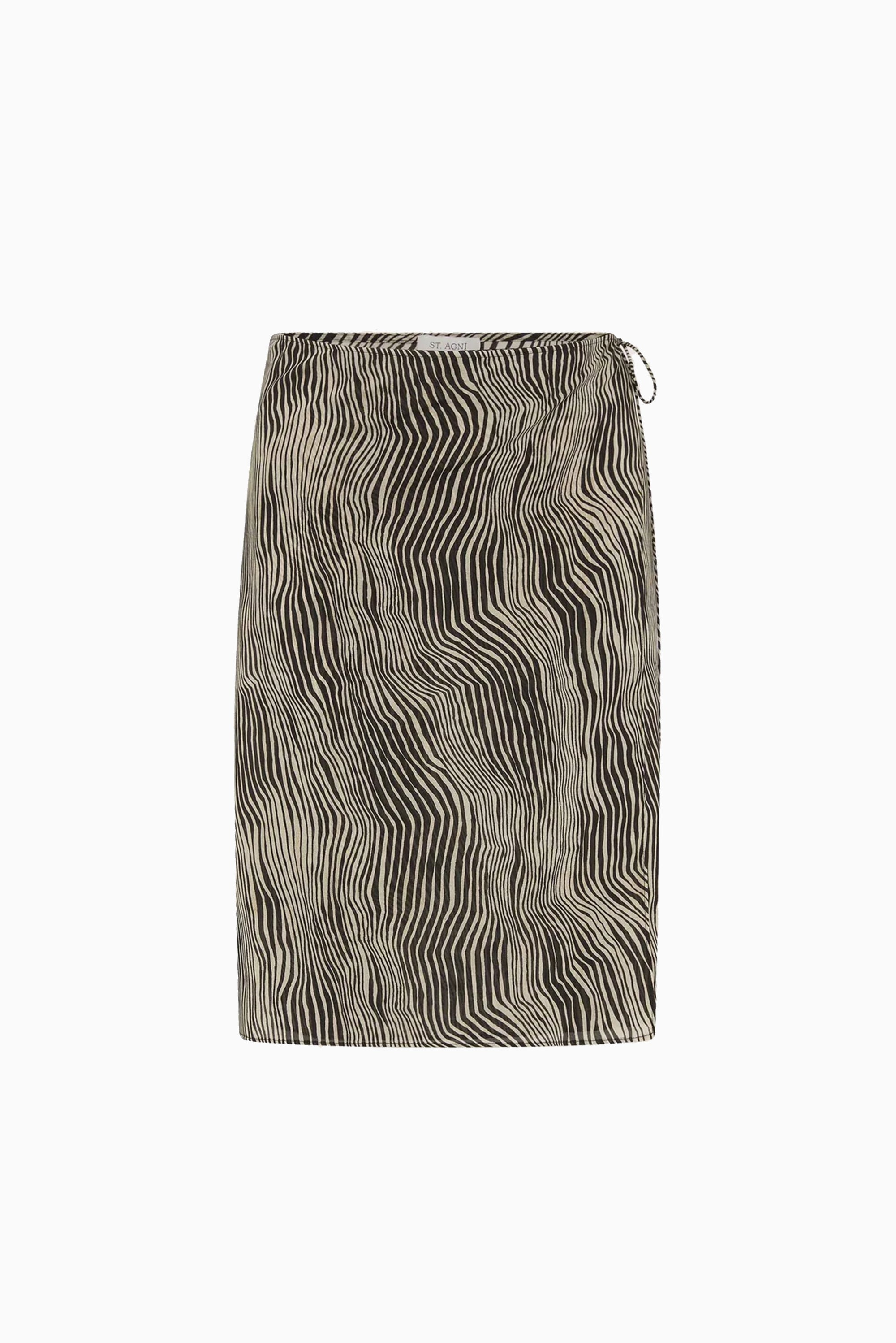 Savannah Silk Wrap Skirt - Sand