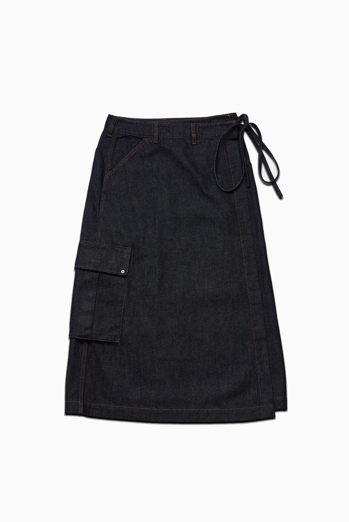 Wmns Combat Skirt - Indigo Denim