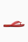 Melissa x GANNI Slim Flip Flop - Red