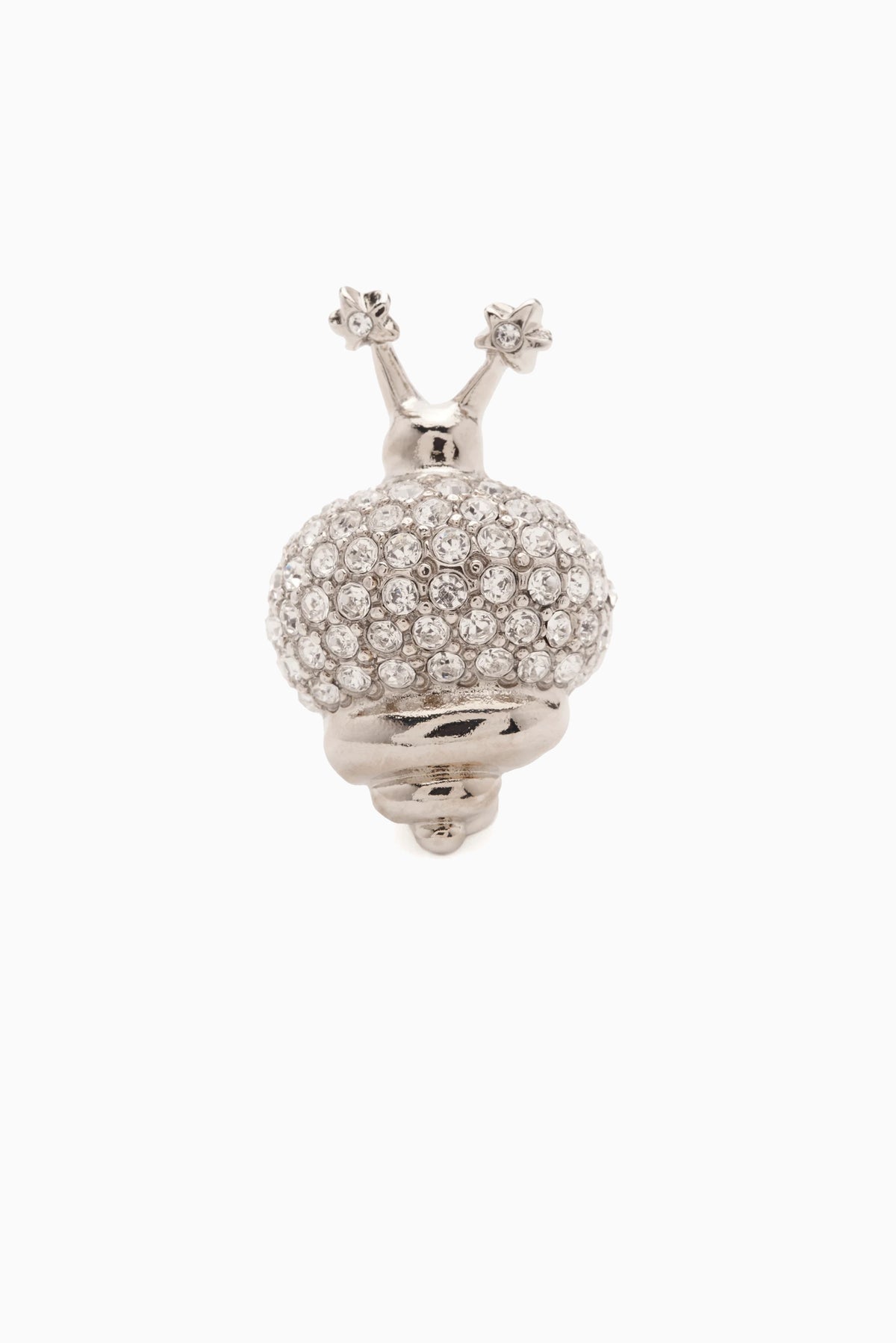 Snail Ring - Crystal Clear