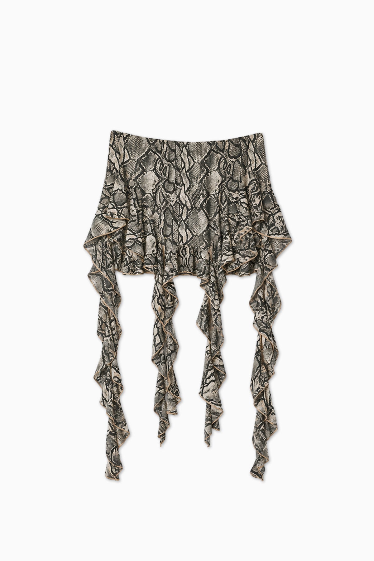 Ritual Ruffle Skort - Snake