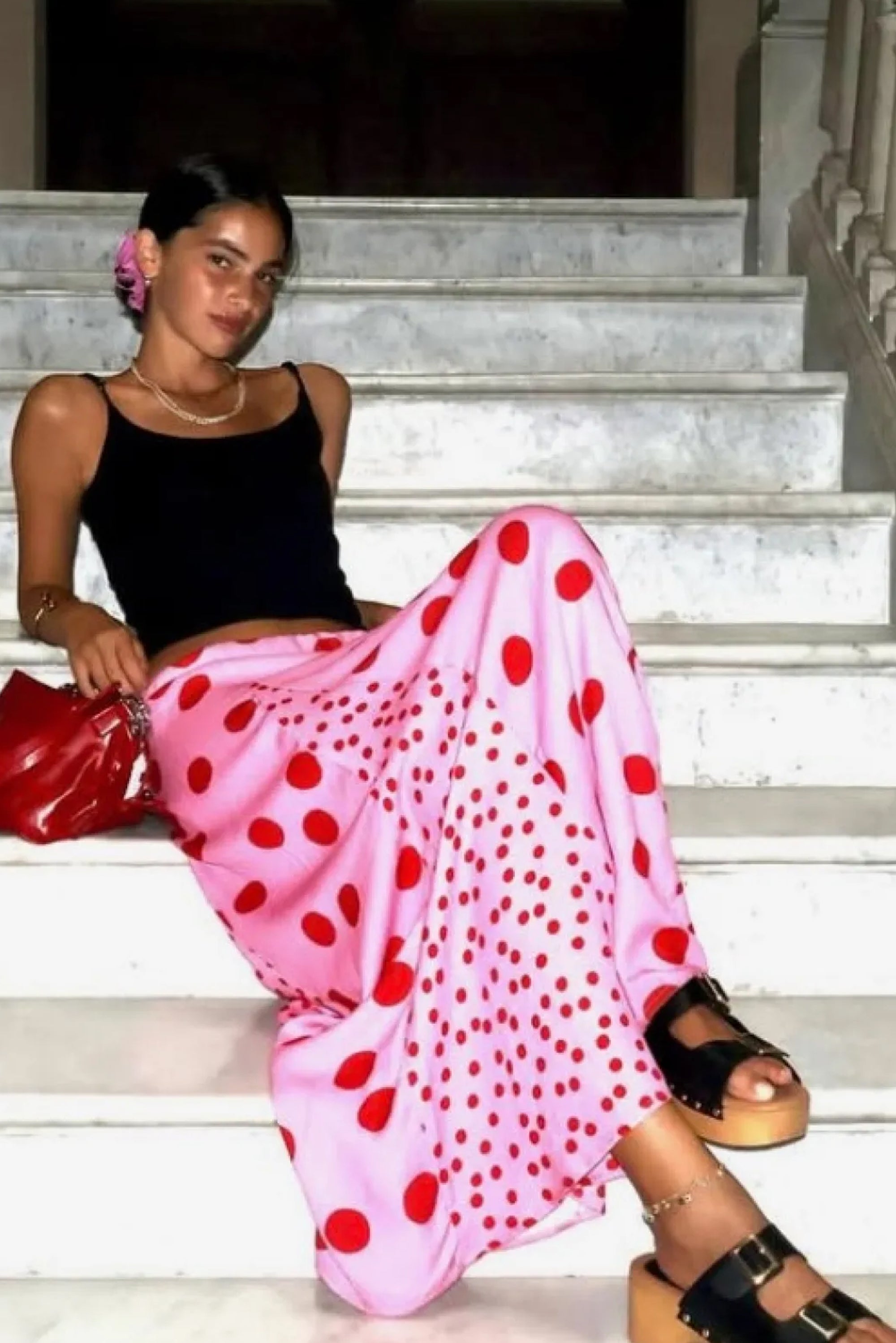 Lola Skirt - Strawberry