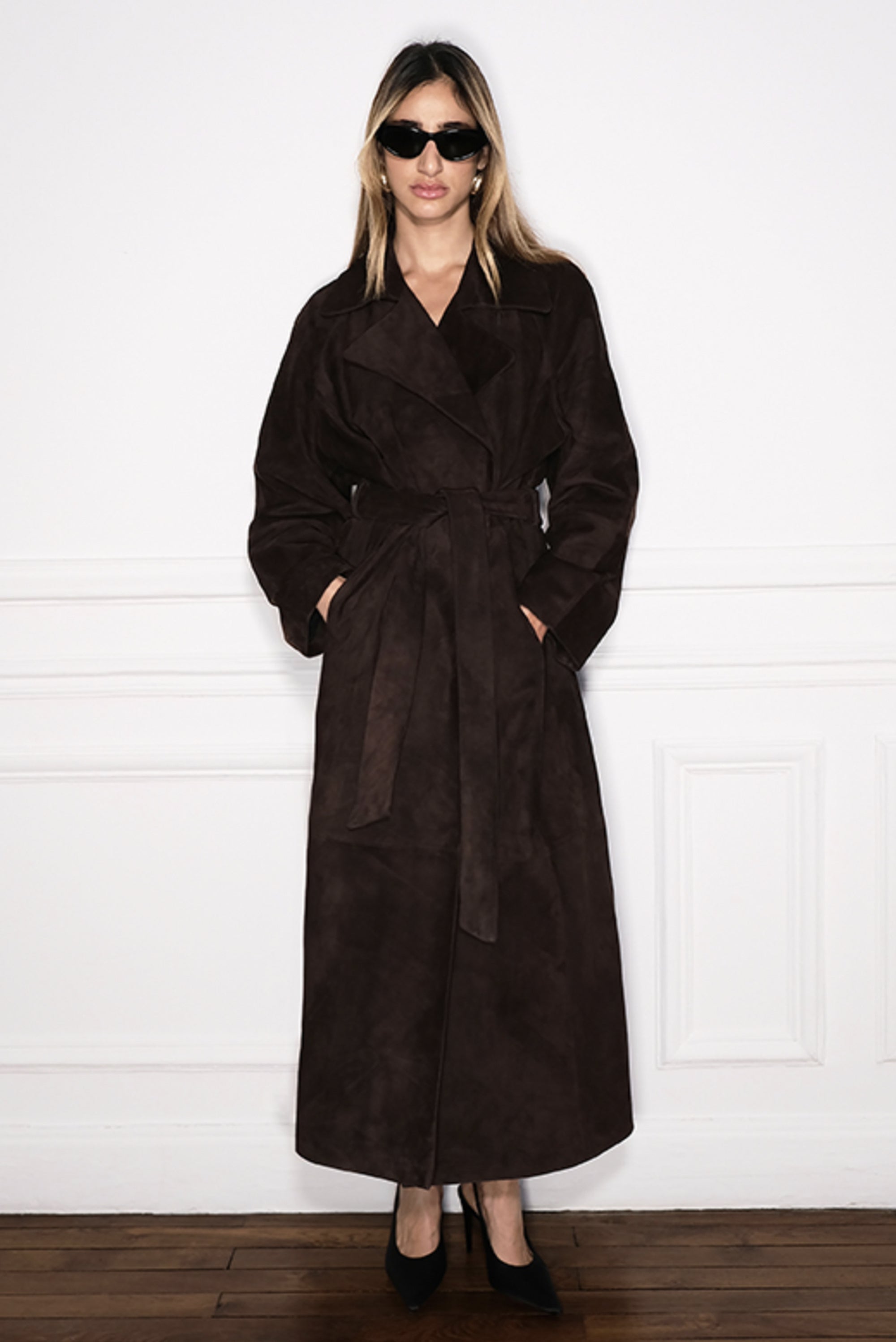 Althea Suede Jacket - Mocha Suede