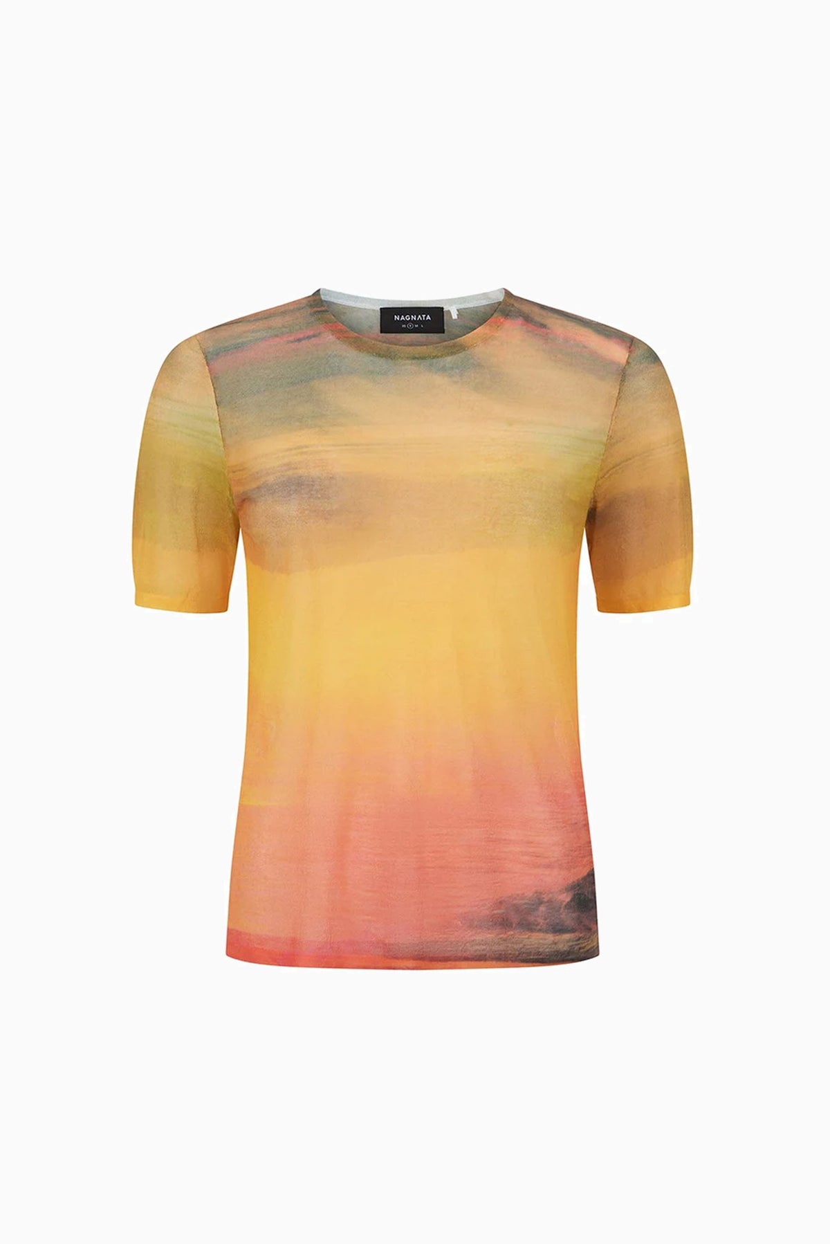 Sheer Haze Tee - Sunset