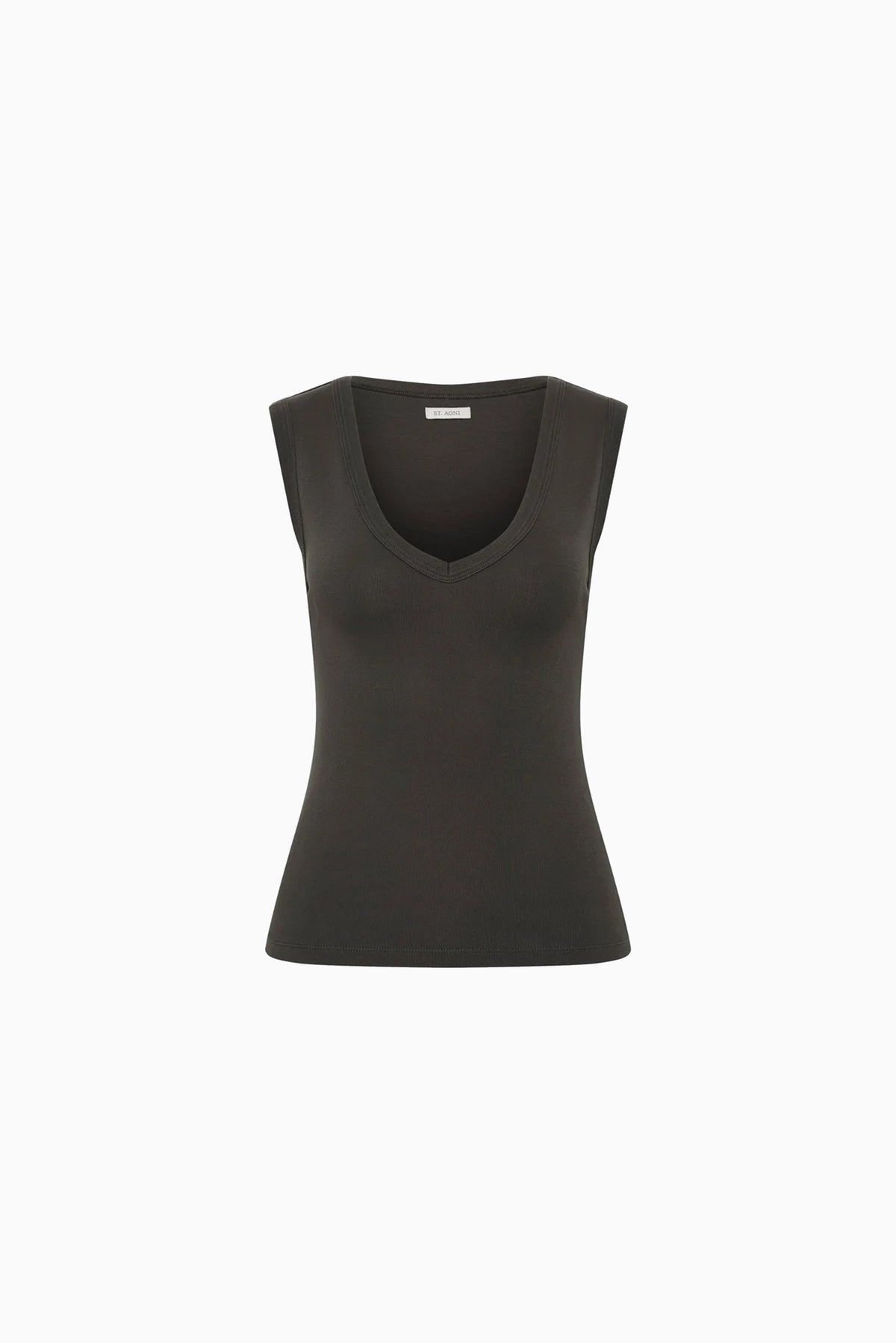 Organic Cotton 90s Top - Dark Moss