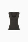Organic Cotton 90s Top - Dark Moss