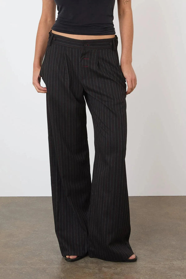 PEACHY DEN Lennox Trousers - Heavy Lead
