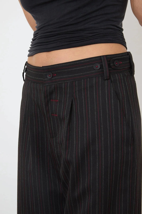 PEACHY DEN Lennox Trousers - Heavy Lead
