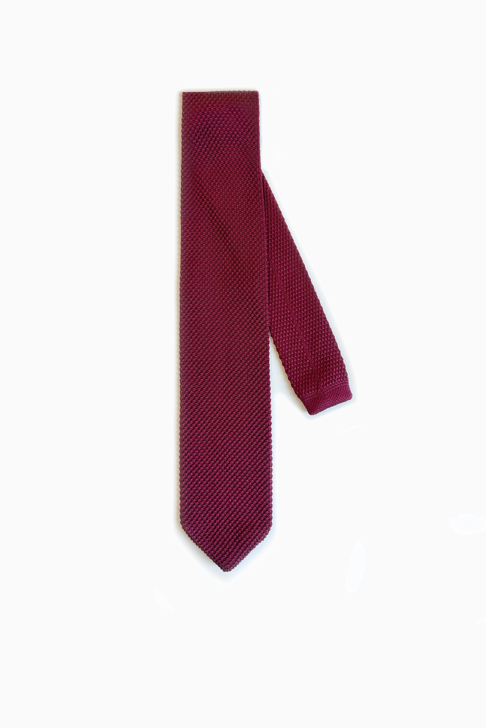 August Tie - Burgundy