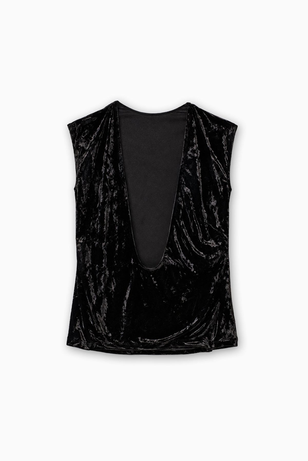 Venom Velvet Tank - Black