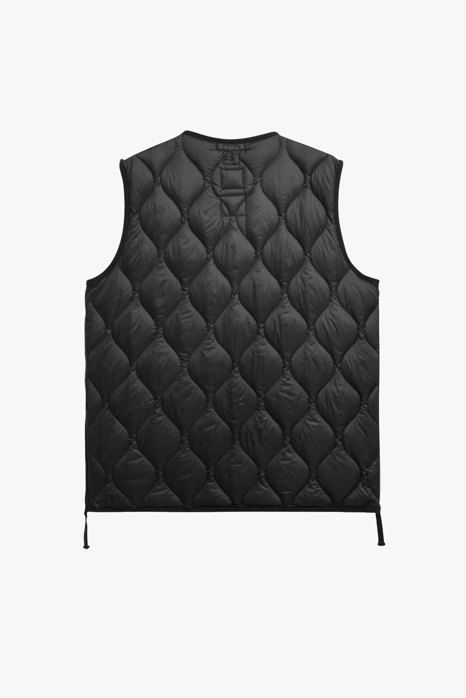 TAION Military V Neck Zip Down Vest - Black
