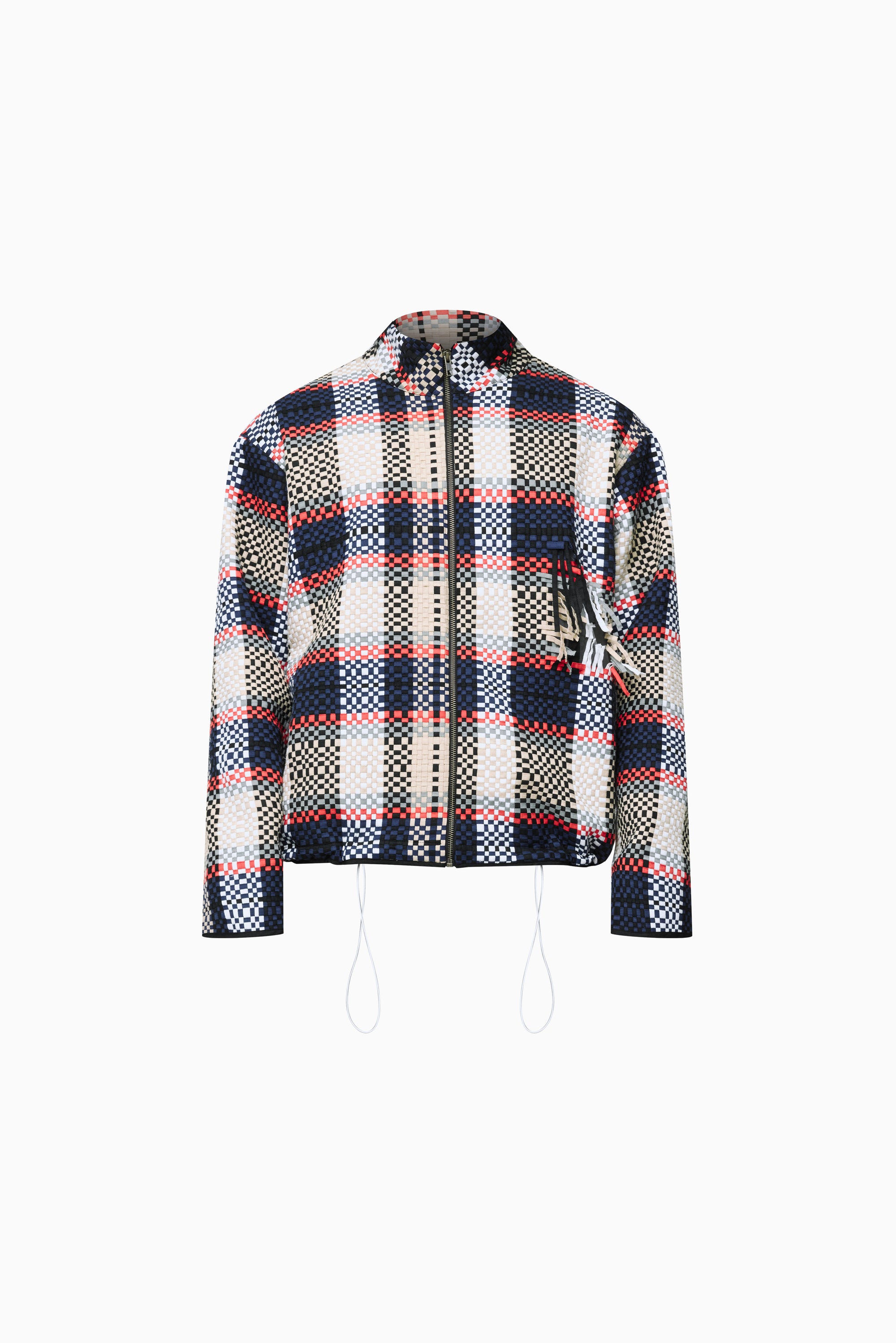 WYNN HAMLYN Men's Woven Wind Breaker - Plaid