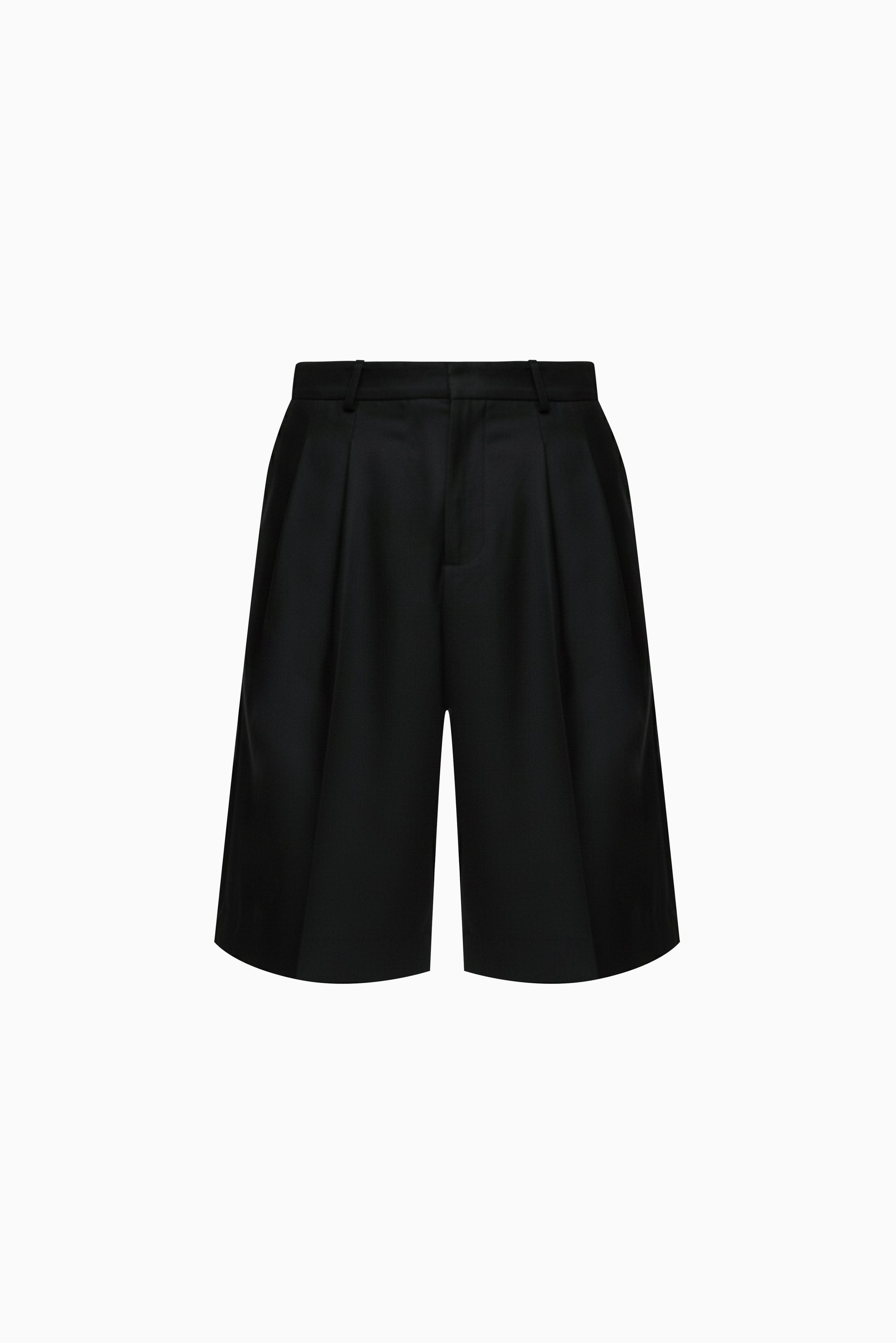 WYNN HAMLYN Men's Double Pleat Short - Black