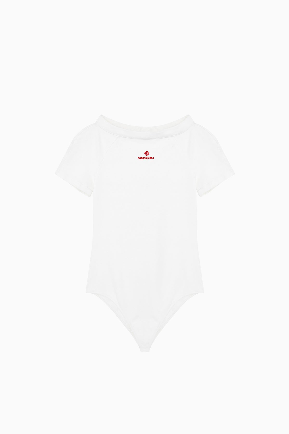 Short Sleeve Bodysuit - White