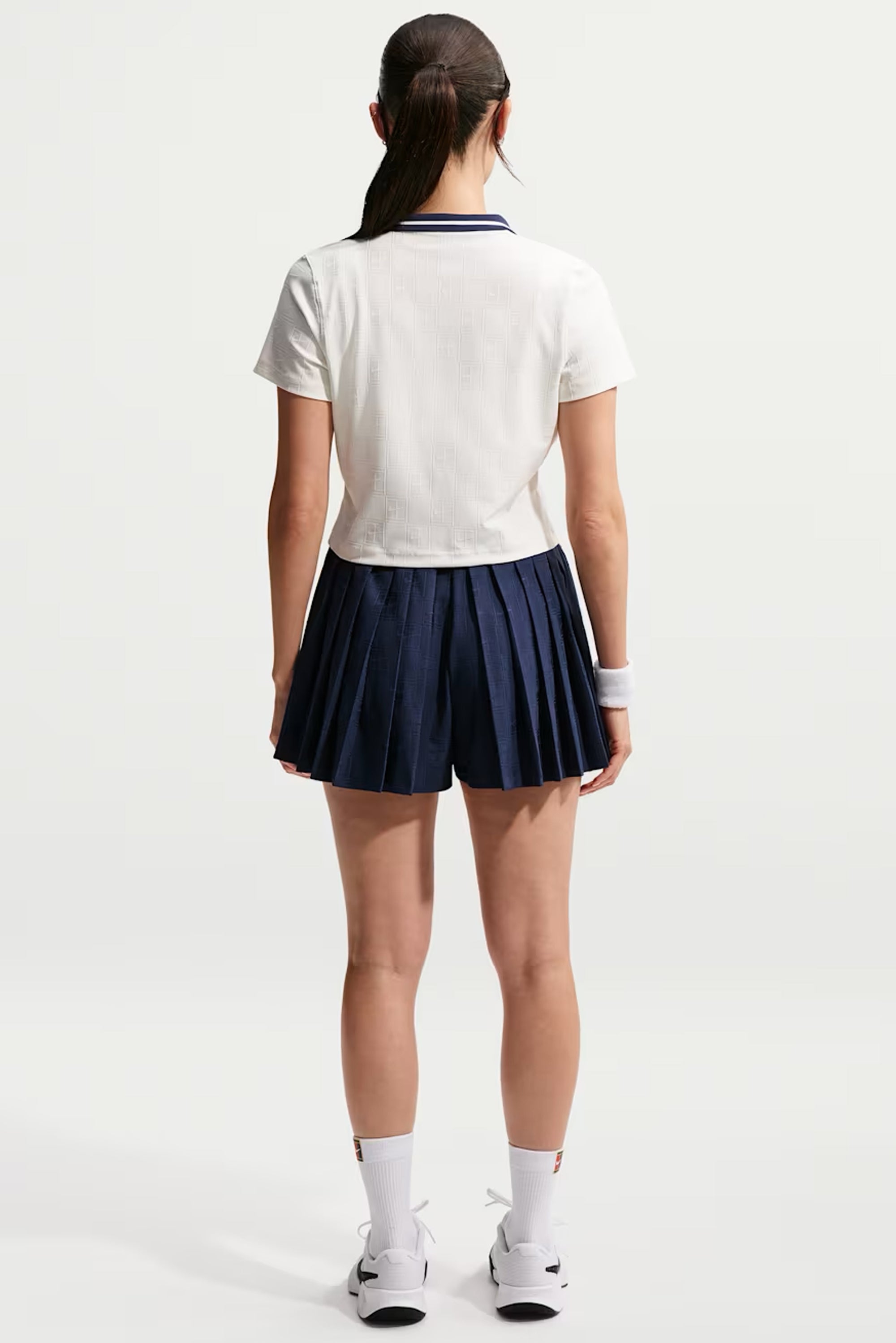 Women's Dri-FIT Cropped Tennis Polo - Sail