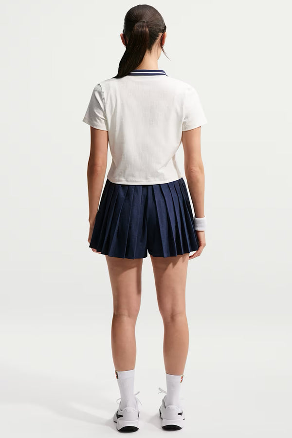 Women's Dri-FIT Cropped Tennis Polo - Sail