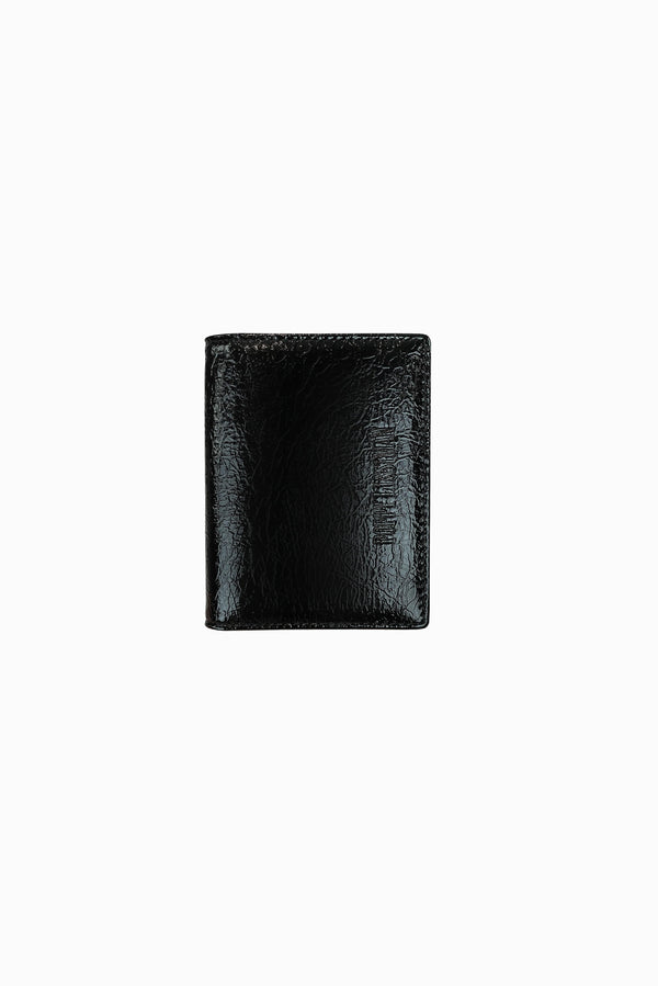 POPPY LISSIMAN Window Wallet - Black/Mandarin