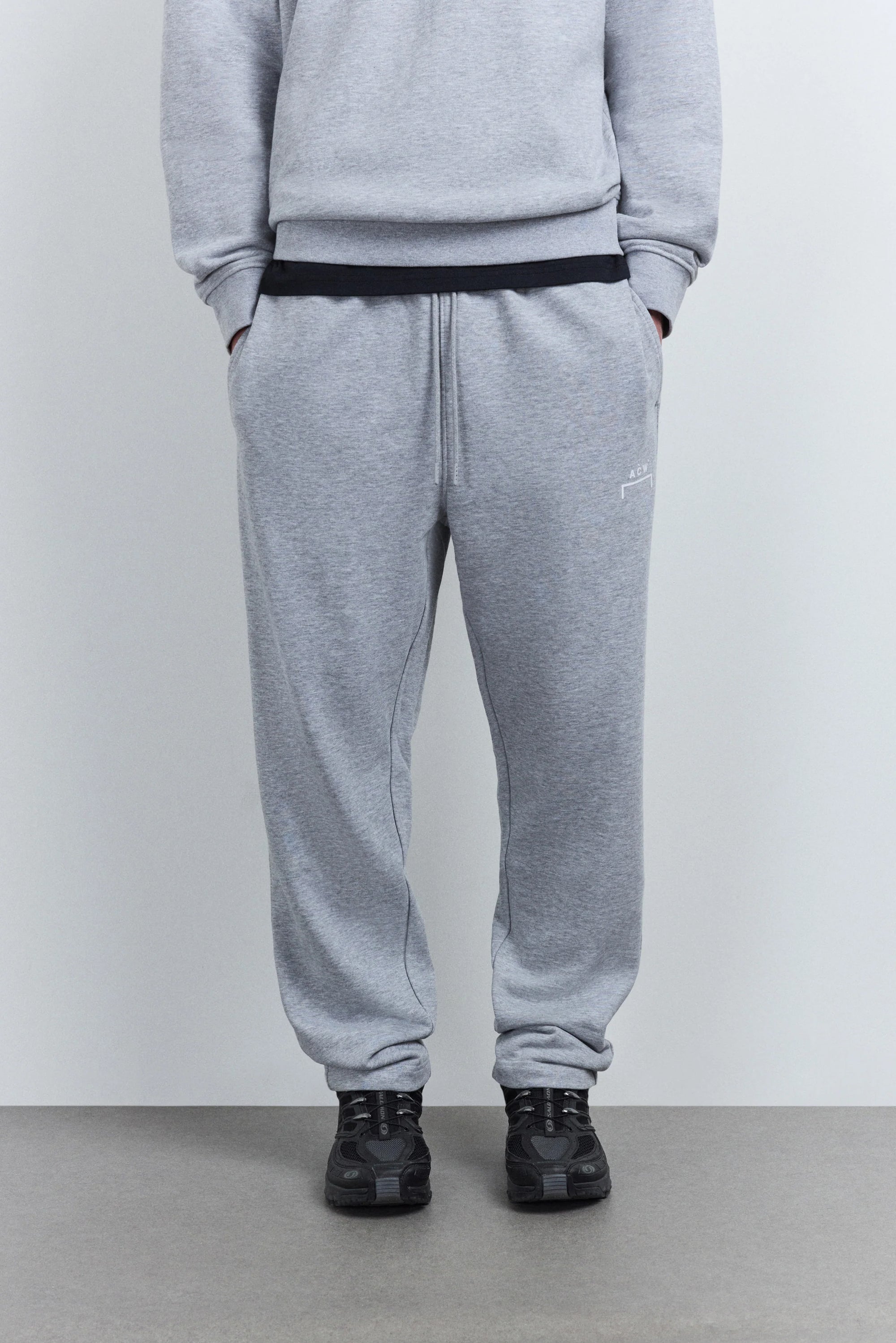 Woolmore Logo Jogger - Grey Marl