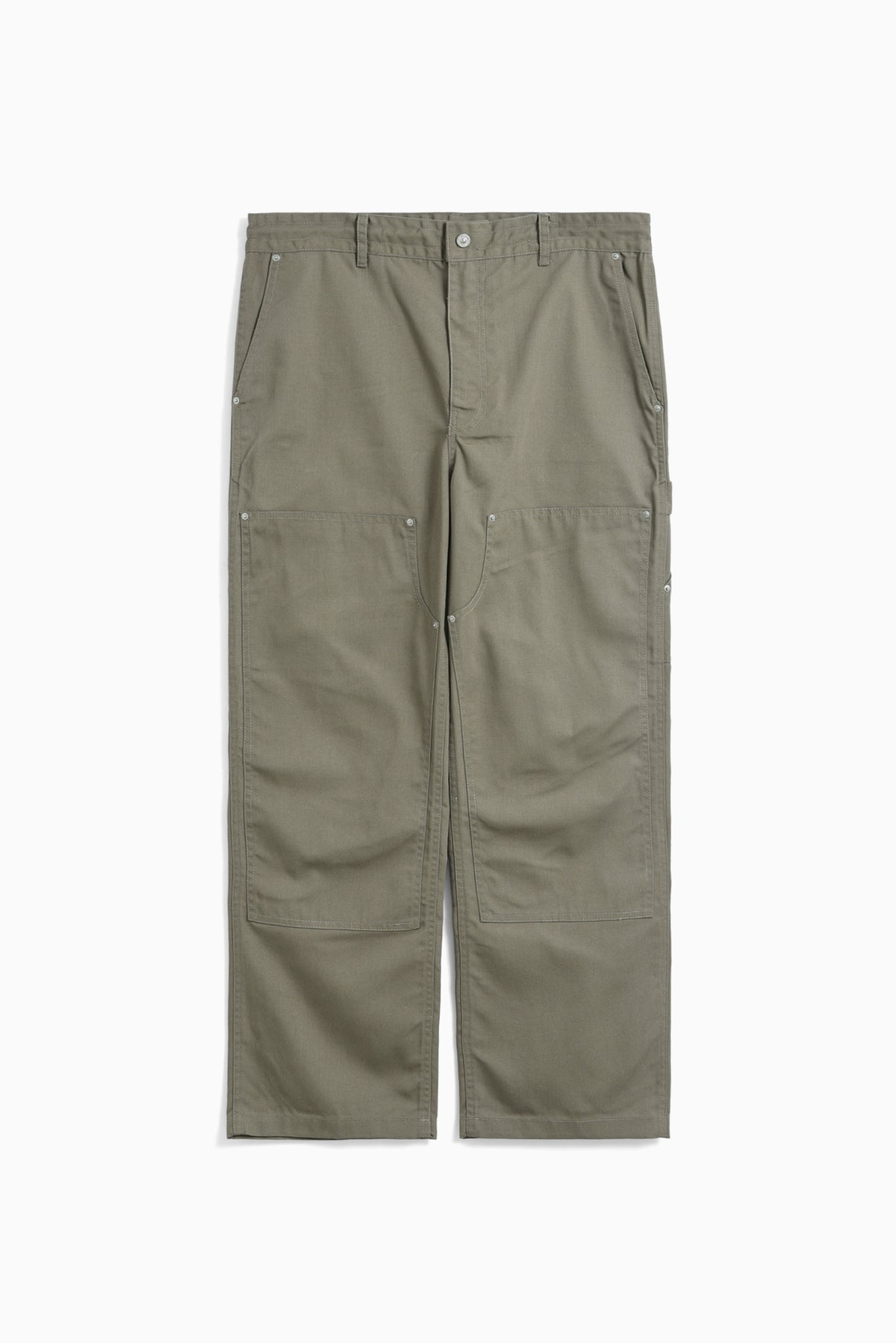 Non-Down Work Pants - Dark Olive