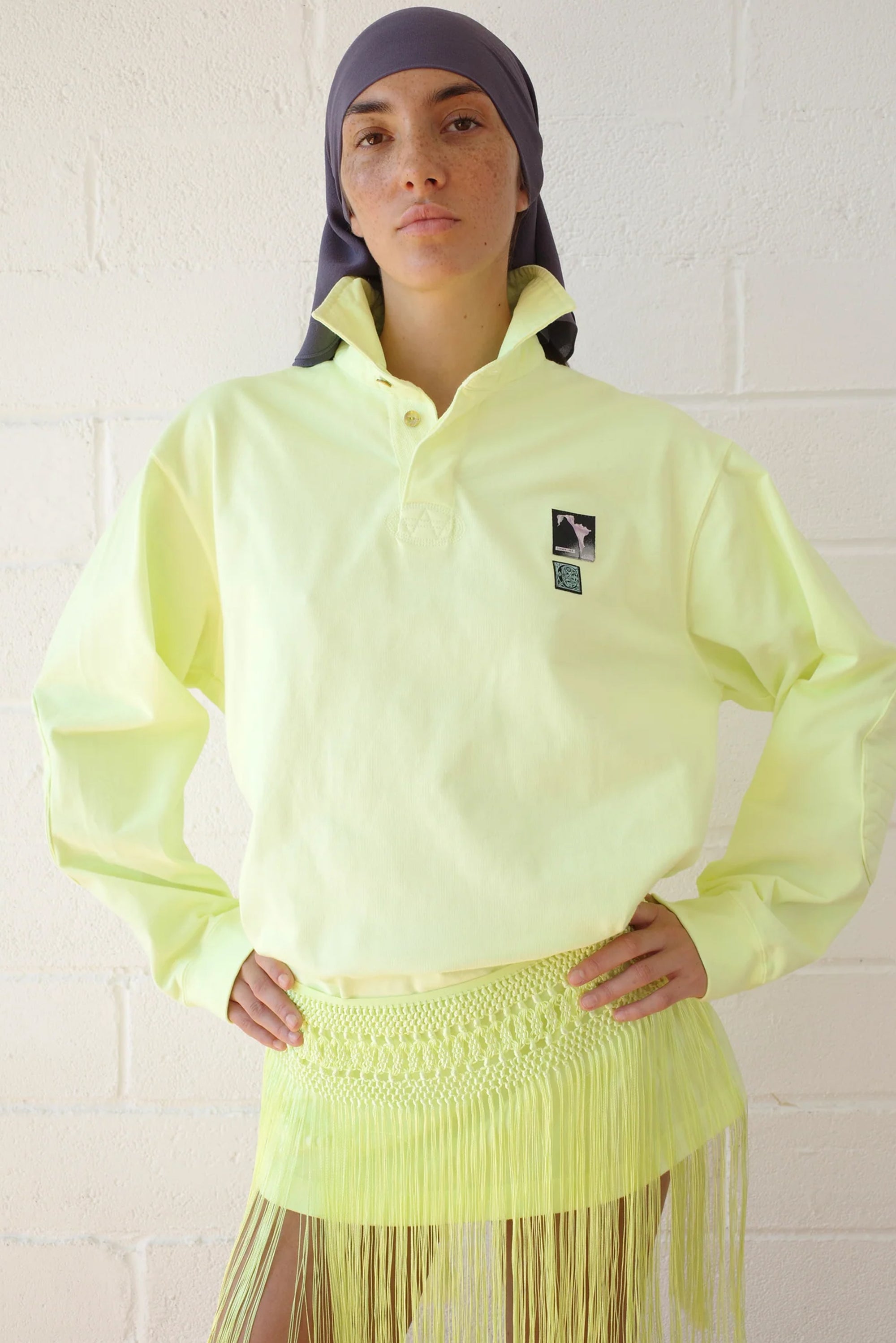 Macrame Belt - Neon Yellow