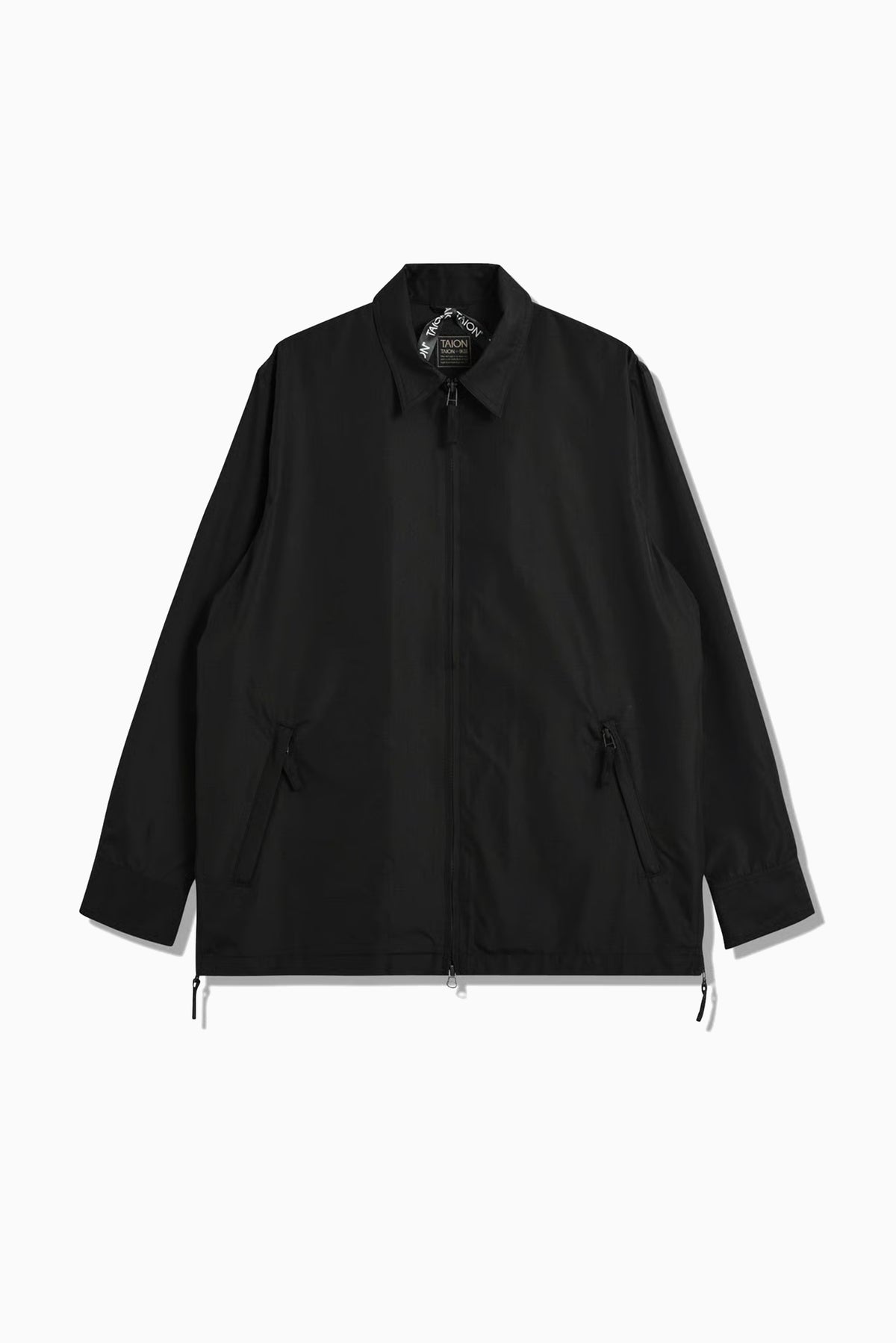 Non-Down Military W-Zip LS Shirt - Black
